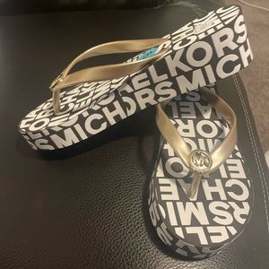 Michael Kors flip flop sandals